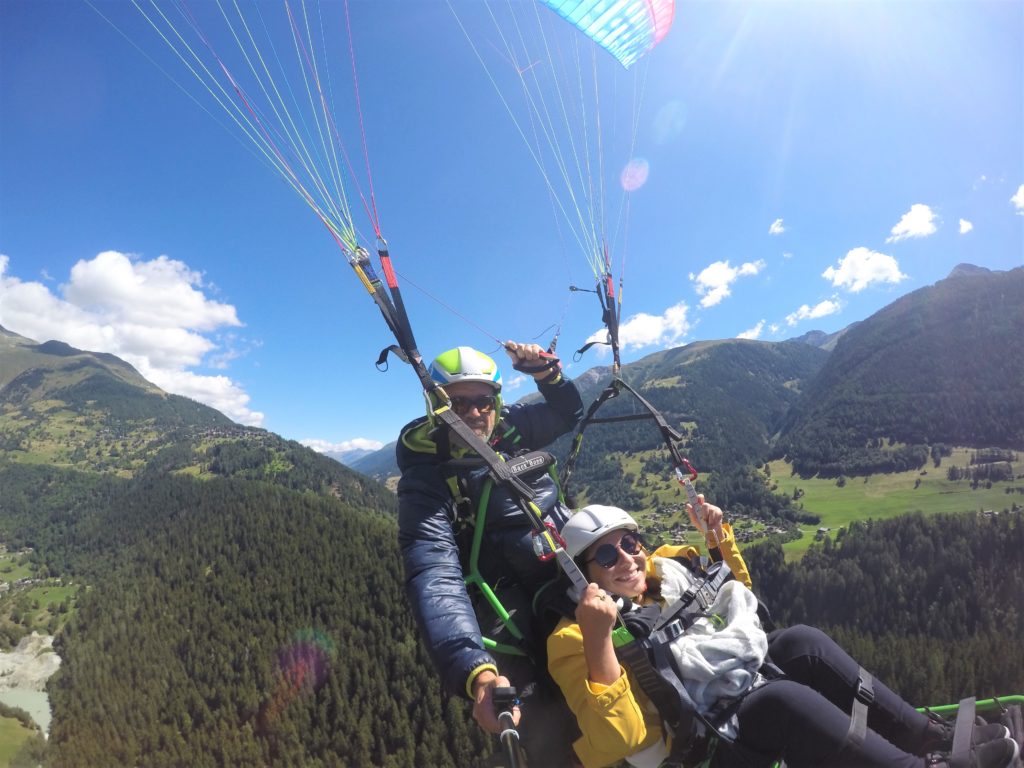 Paragliding mit Rollstuhl