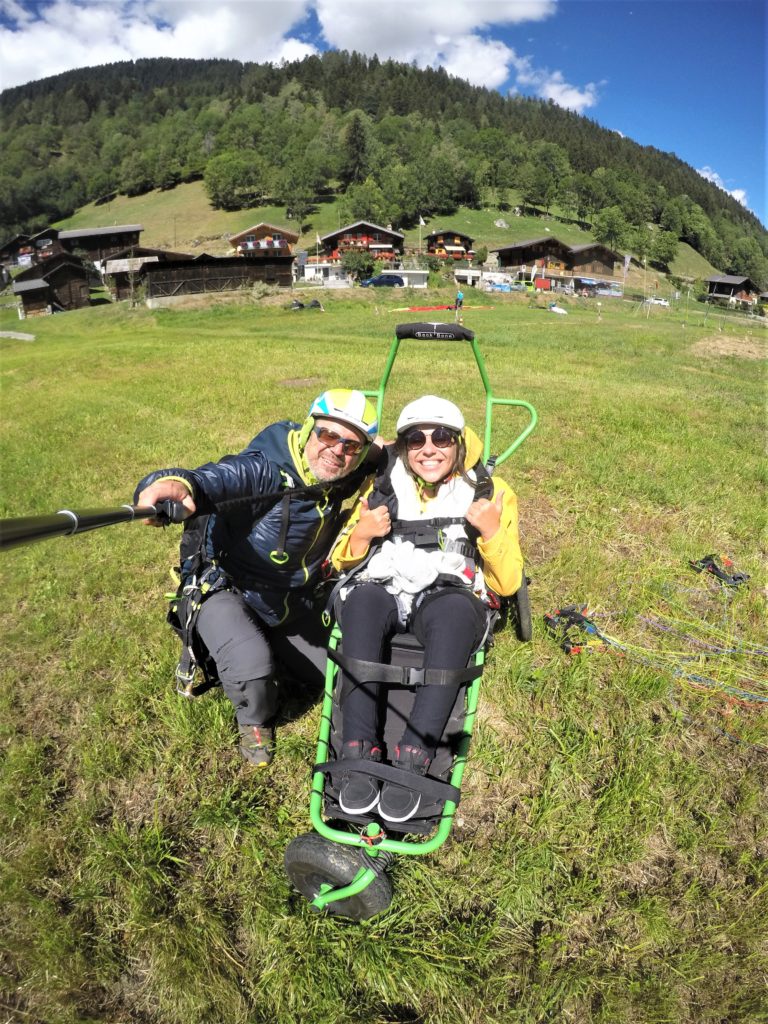 Paragliding für Rollstuhlfahrer