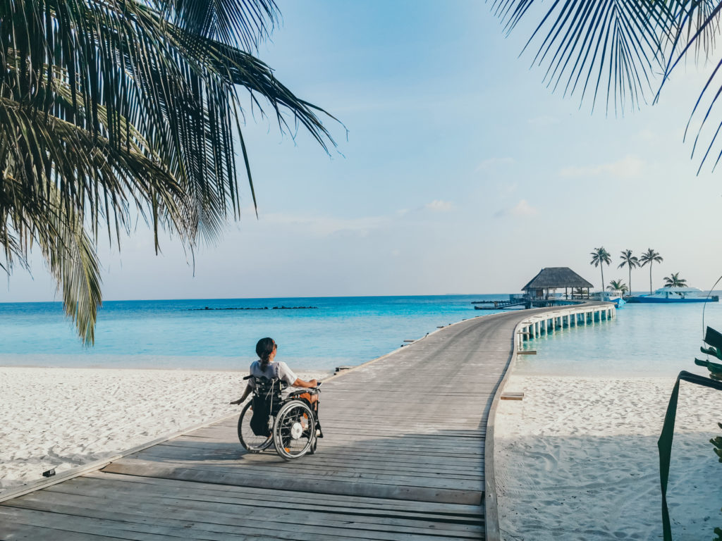 Malediven mit Rollstuhl