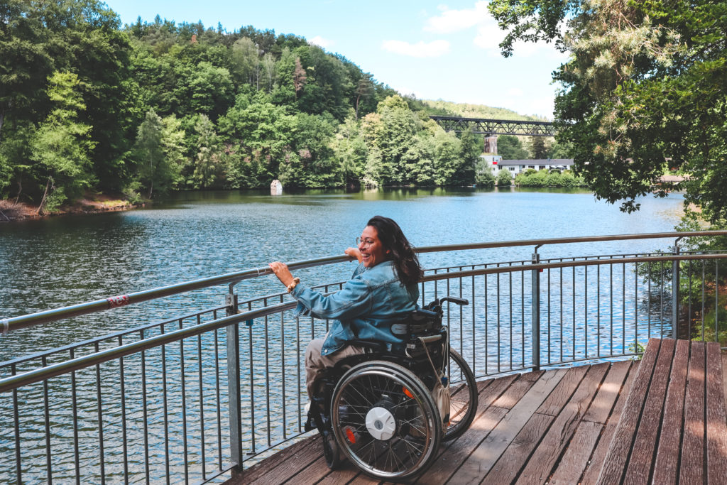 Pfalz mit Rollstuhl
