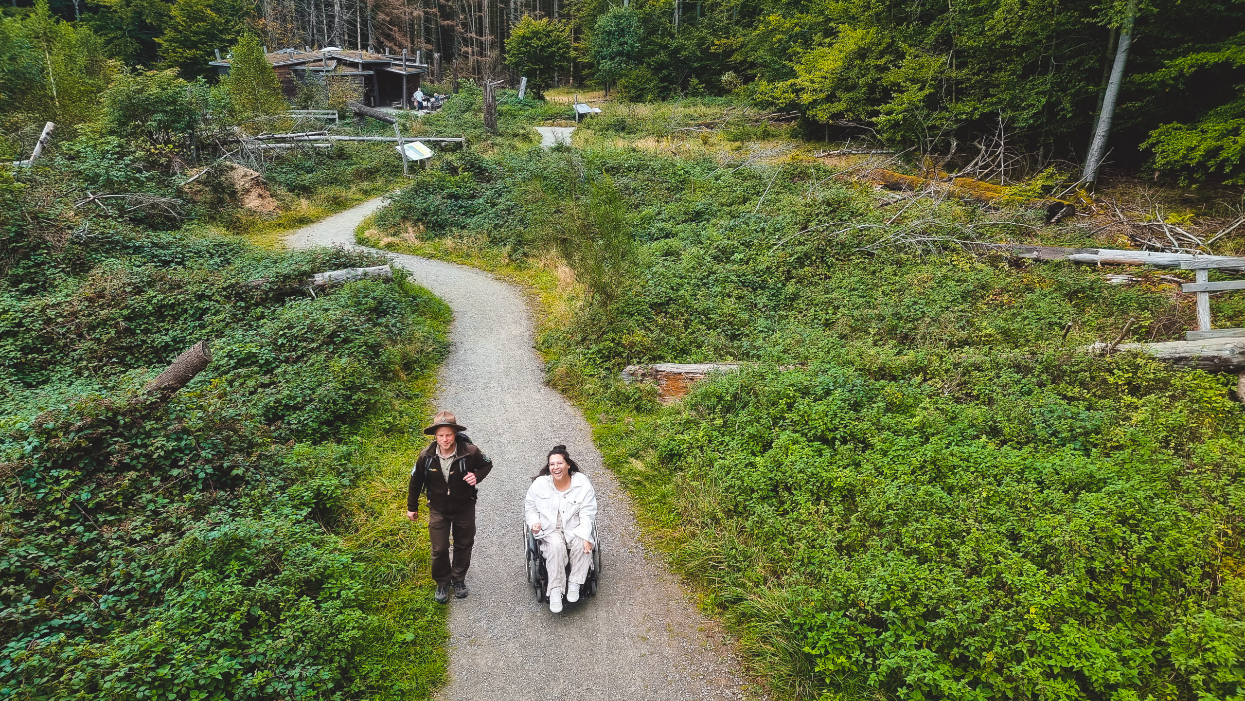 Nationalpark Eifel mit Rollstuhl