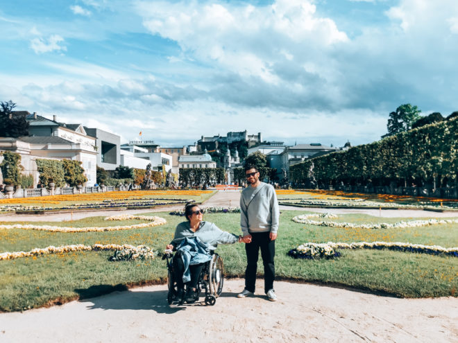 Salzburg mit Rollstuhl erkunden
