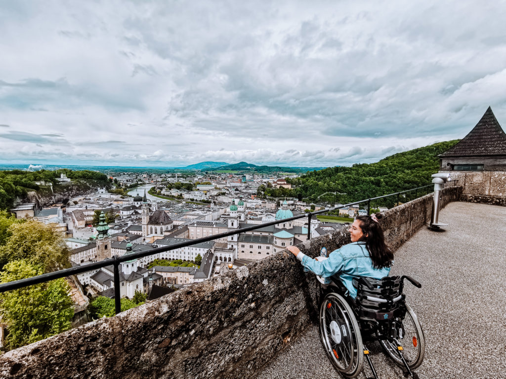 Salzburg mit Rollstuhl