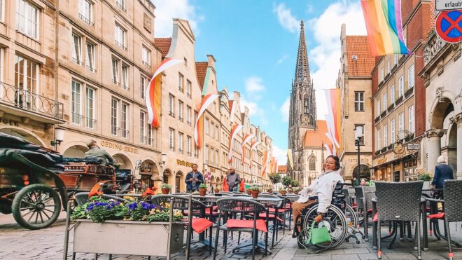 Münsterland mit Rollstuhl