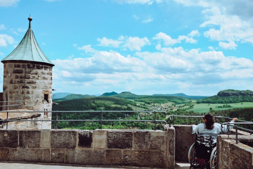 Sächsische Schweiz barrierefrei erleben - Besuch der Festung Königstein